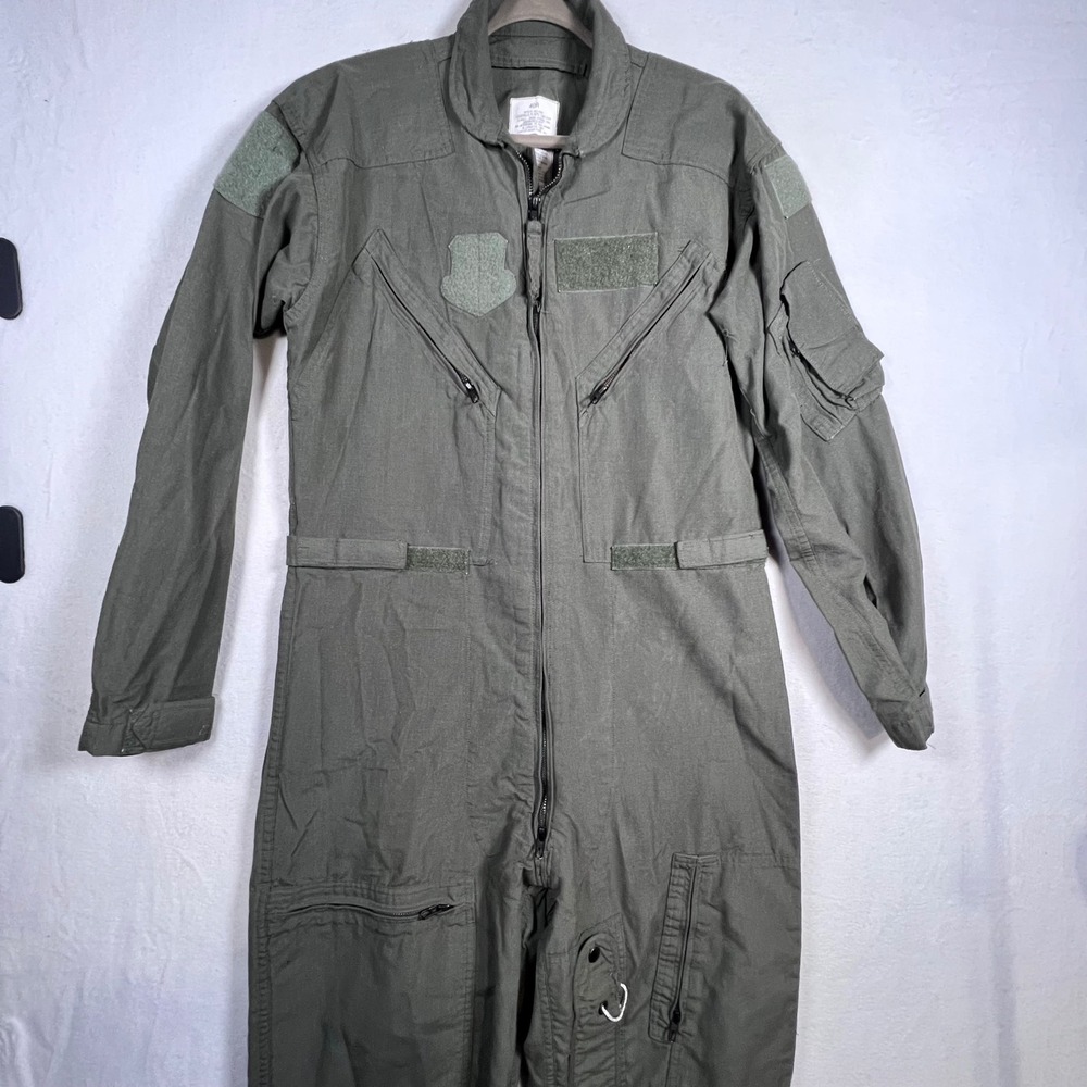 Carter Industries CWU-27/P Military Flight Suit Sage Green Coveralls 40R
